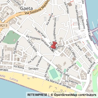 Mappa Via G. Garibaldi, 3, 04024 Gaeta, Latina (Lazio)