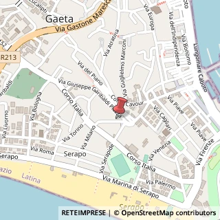 Mappa Via Papa Giovanni XXIII, 12, 04024 Gaeta, Latina (Lazio)