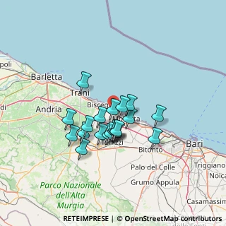 Mappa Via Oliere e Saponerie Meridionale, 70056 Molfetta BA, Italia (11.0355)