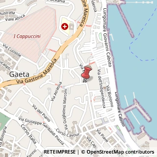 Mappa Via europa 12, 04024 Gaeta, Latina (Lazio)