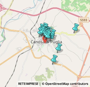Mappa Via Venezia, 76012 Canosa di Puglia BT, Italia (0.8675)