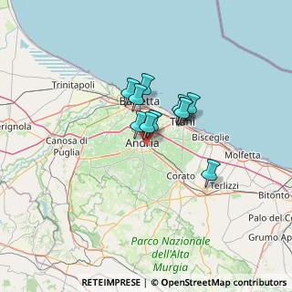 Mappa SS 98bis, 76123 Andria BT, Italia (8.77)