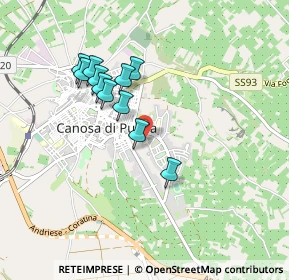 Mappa Via dei Tigli, 76012 Canosa di Puglia BT, Italia (0.82455)