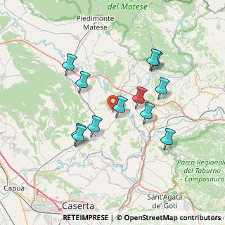 Mappa Via Scoccilli, 81010 Ruviano CE, Italia (7.07667)