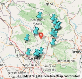 Mappa Via Scoccilli, 81010 Ruviano CE, Italia (13.5535)