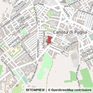 Mappa Via M. R. Imbriani, 130, 76012 Canosa di Puglia, Barletta-Andria-Trani (Puglia)