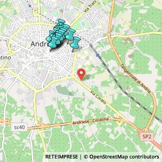Mappa Via Giovanni Gentile, 76123 Andria BT, Italia (1.237)