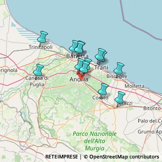 Mappa Via Giovanni Gentile, 76123 Andria BT, Italia (12.049230769231)