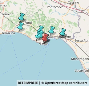 Mappa Piazza Via Capodanno, 04024 Gaeta LT, Italia (9.96833)
