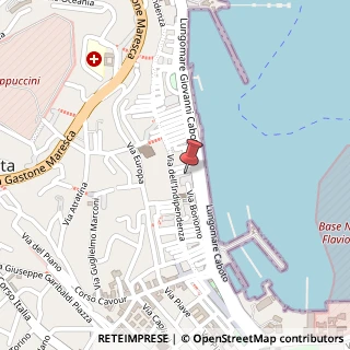 Mappa Piazza Mare All`Arco, 25, 04024 Gaeta, Latina (Lazio)
