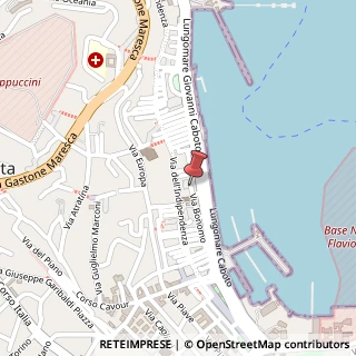 Mappa Piazza mare all'Arco, 4, 04024 Gaeta, Latina (Lazio)