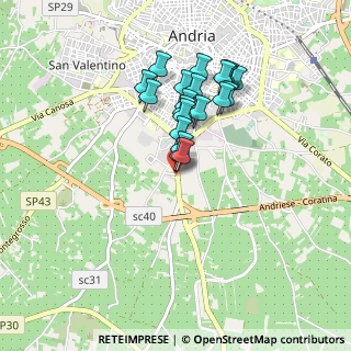 Mappa Via delle Acacee, 76123 Andria BT, Italia (0.7965)