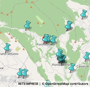 Mappa Via Campo Vecchio, 81040 Formicola CE, Italia (2.551)