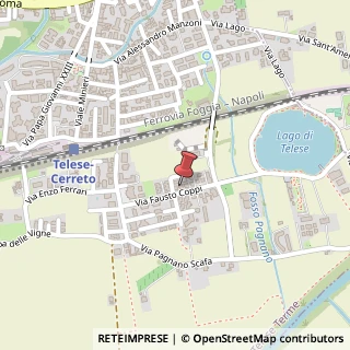 Mappa Via Fausto Coppi, 49, 82037 Telese Terme, Benevento (Campania)