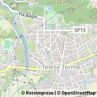 Mapa Telese Terme