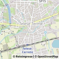 Kaart Telese Terme