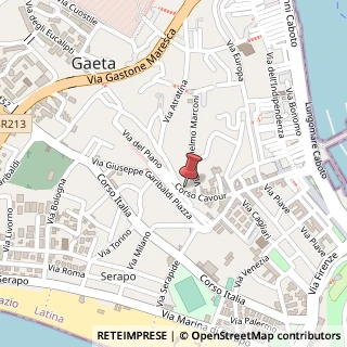 Mappa Corso Cavour, 110, 04024 Gaeta, Latina (Lazio)