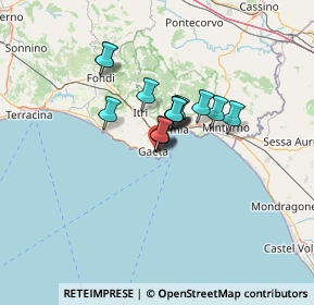 Mappa Piazza della Libertà, 04024 Gaeta LT, Italia (8.41733)