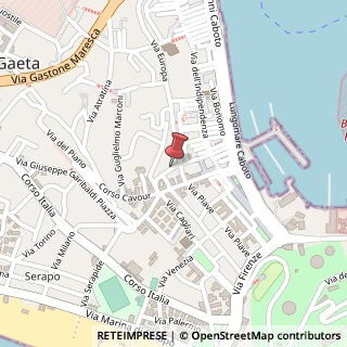 Mappa Via bandiera fratelli 38, 04024 Gaeta, Latina (Lazio)