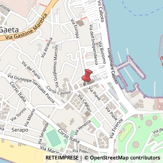 Mappa Corso Cavour, 24, 04024 Gaeta, Latina (Lazio)