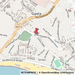 Mappa Corso Italia, 109, 04024 Gaeta, Latina (Lazio)