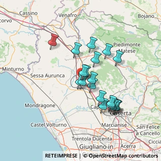 Mappa Via Cappella Raeta, 81042 Calvi Risorta CE, Italia (13.165)