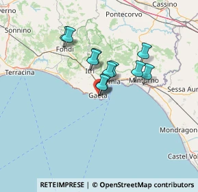 Mappa Via Cesare Battisti, 04024 Gaeta LT, Italia (10.33364)