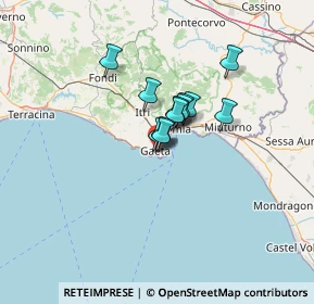 Mappa Via Battisti, 04024 Gaeta LT, Italia (7.92917)