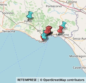 Mappa Via Cesare Battisti, 04024 Gaeta LT, Italia (8.35357)