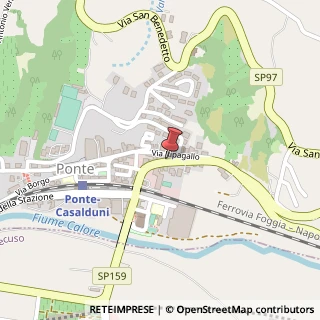 Mappa Via G. Ocone, 113, 82030 Ponte, Benevento (Campania)
