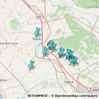 Mappa Via Guglielmo Marconi, 81042 Calvi Risorta CE, Italia (6.2925)