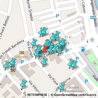 Mappa Corso Camillo Benso Conte di Cavour, 04024 Gaeta LT, Italia (0.02857)