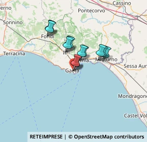 Mappa Corso Camillo Benso Conte di Cavour, 04024 Gaeta LT, Italia (10.43923)