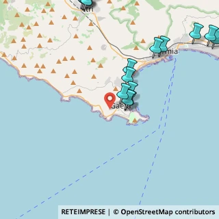Mappa Via Monte Lombone, 04024 Gaeta LT, Italia (5.8625)