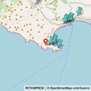 Mappa Via Monte Lombone, 04024 Gaeta LT, Italia (4.72917)