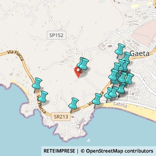 Mappa Via Monte Lombone, 04024 Gaeta LT, Italia (0.555)