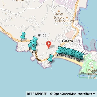 Mappa Via Monte Lombone, 04024 Gaeta LT, Italia (1.021)