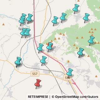 Mappa Via Nazionale, 81042 Calvi Risorta CE, Italia (5.761)