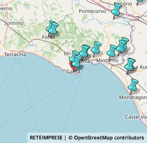 Mappa Via del Piano, 04024 Gaeta LT, Italia (18.02267)