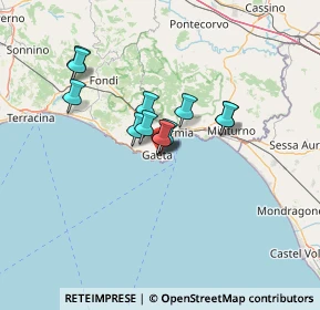 Mappa Via Monte Grappa, 04024 Gaeta LT, Italia (9.9675)