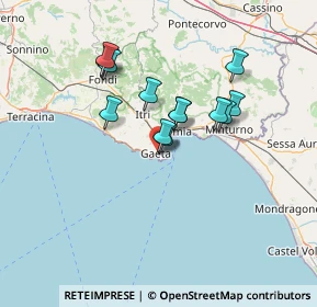 Mappa Via Monte Grappa, 04024 Gaeta LT, Italia (11.83846)