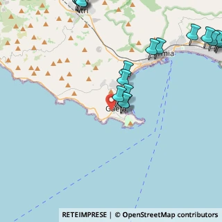 Mappa Via delle Ginestre, 04024 Gaeta LT, Italia (6.04444)
