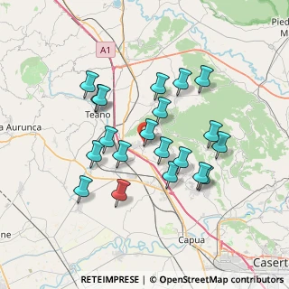 Mappa Via XX Settembre, 81042 Calvi Risorta CE, Italia (6.942)