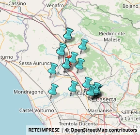 Mappa Via Roma, 81042 Calvi Risorta CE, Italia (12.154)