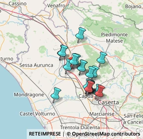 Mappa Via Roma, 81042 Calvi Risorta CE, Italia (10.5405)