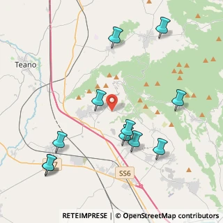Mappa Via Masserie, 81042 Calvi Risorta CE, Italia (4.99455)