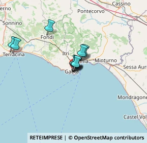 Mappa Vico 9, 04024 Gaeta LT, Italia (8.83727)