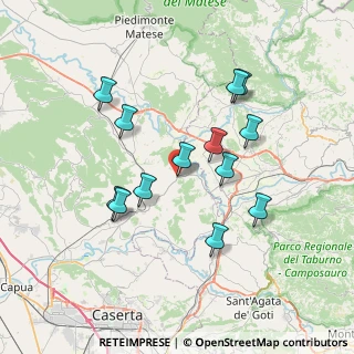 Mappa Via Municipio, 81010 Ruviano CE, Italia (7.14846)