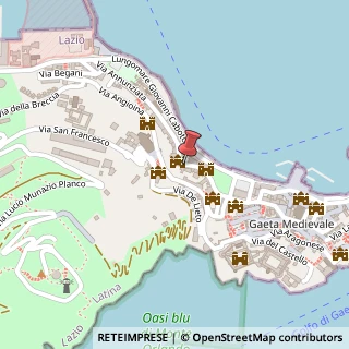 Mappa Piazza Conca, 9, 04024 Gaeta, Latina (Lazio)