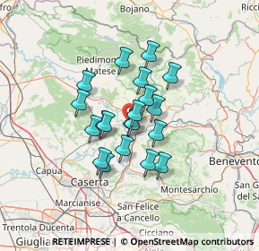 Mappa SP 73, 82031 Amorosi BN, Italia (10.086)